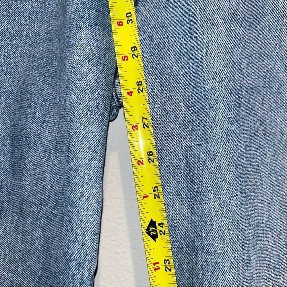 Vintage 90s Express Women’s Blue Jeans - High Rise, Slim Fit, Tapered Leg - Picture 9 of 9